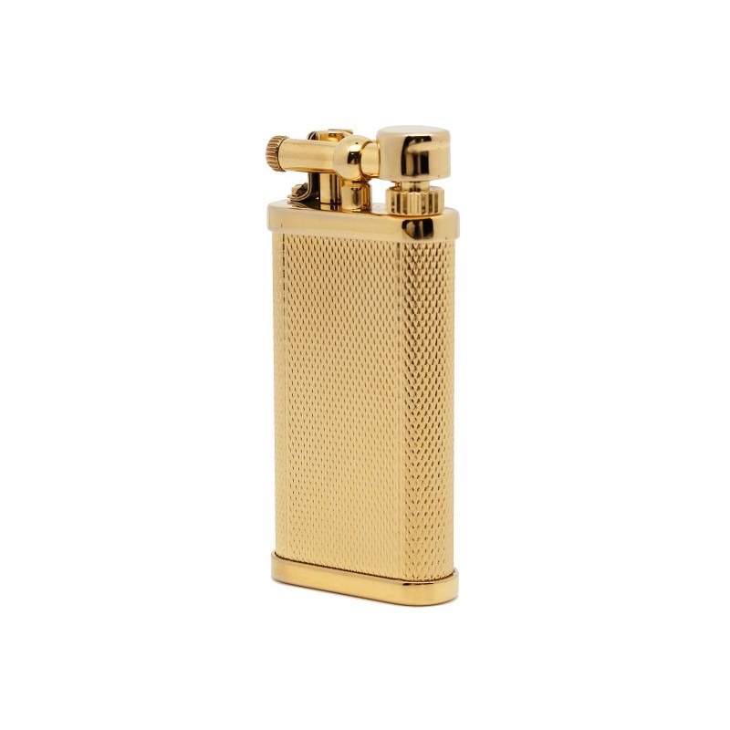 Accendino per Pipa Dunhill Unique Barley a Pietrina - Placcato Oro